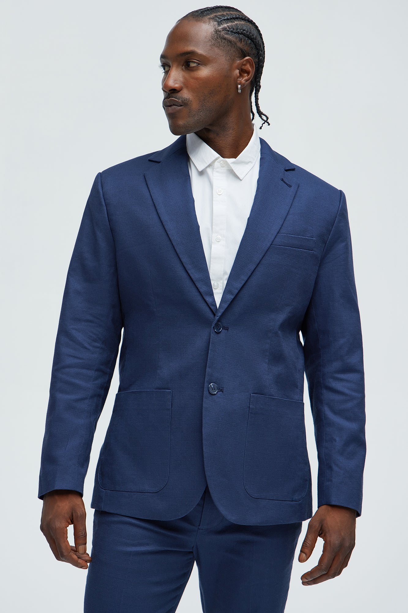 Travis Solid Texture Blazer